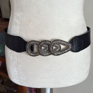 Chico’s stretch Raffia belt matte size M/L(47” length) Chico main image 2